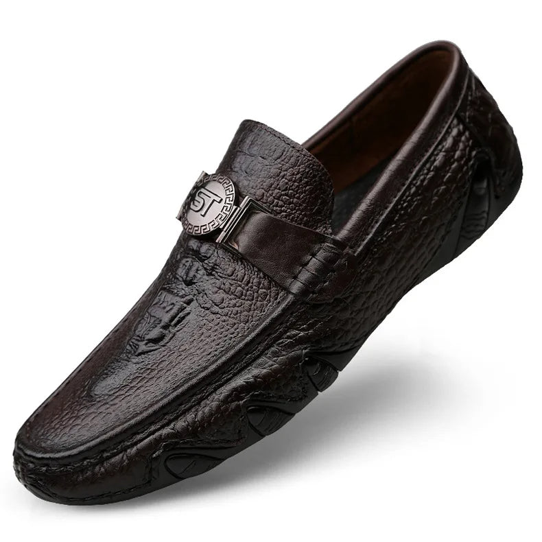 Odin  Crocodile Skin Loafer kengät