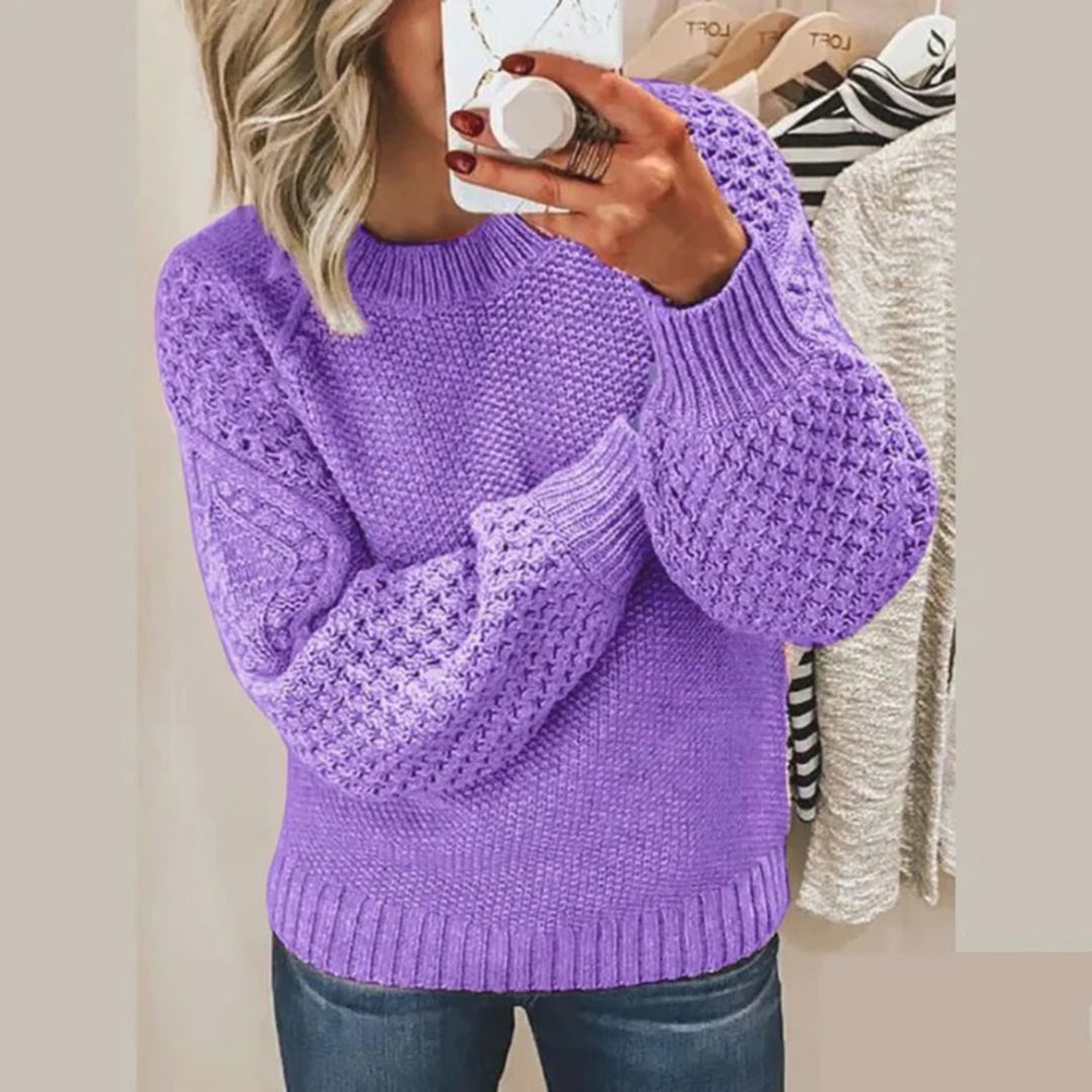 violetti pusero naisten etukuva 