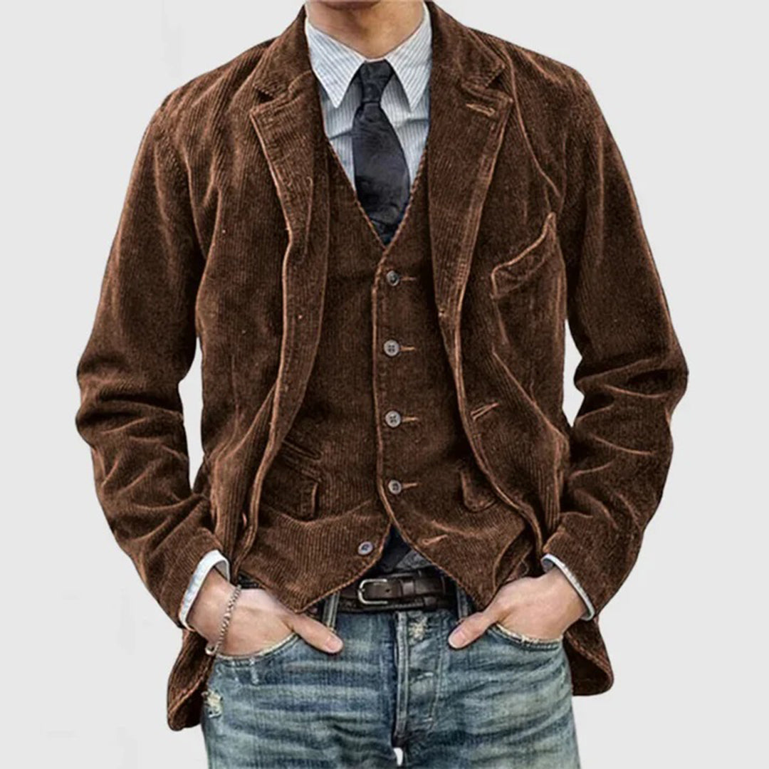 ruskea vintage takki miehille 
