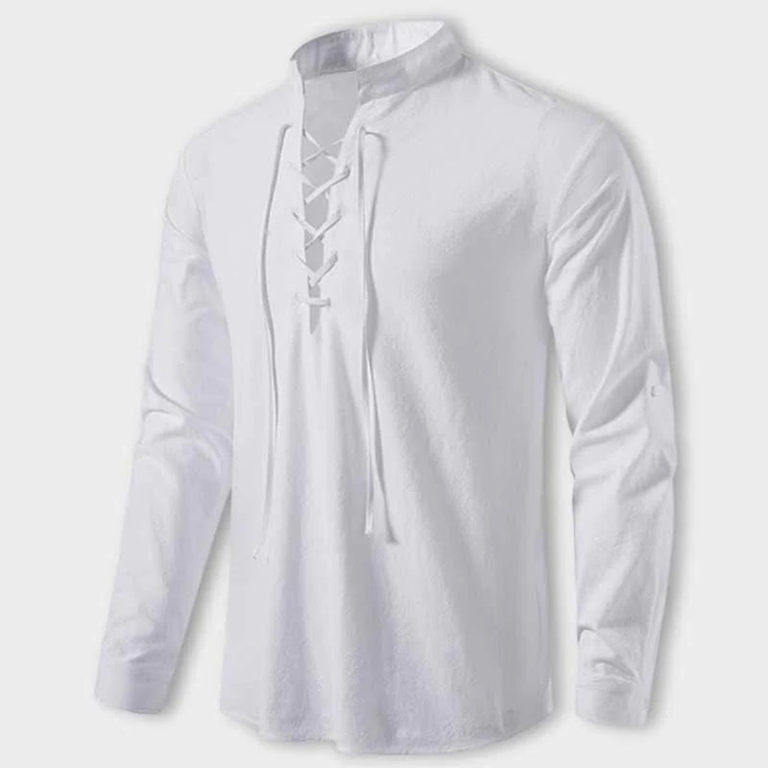 LASZLO - Elegantti V-kaula-aukkoinen paita